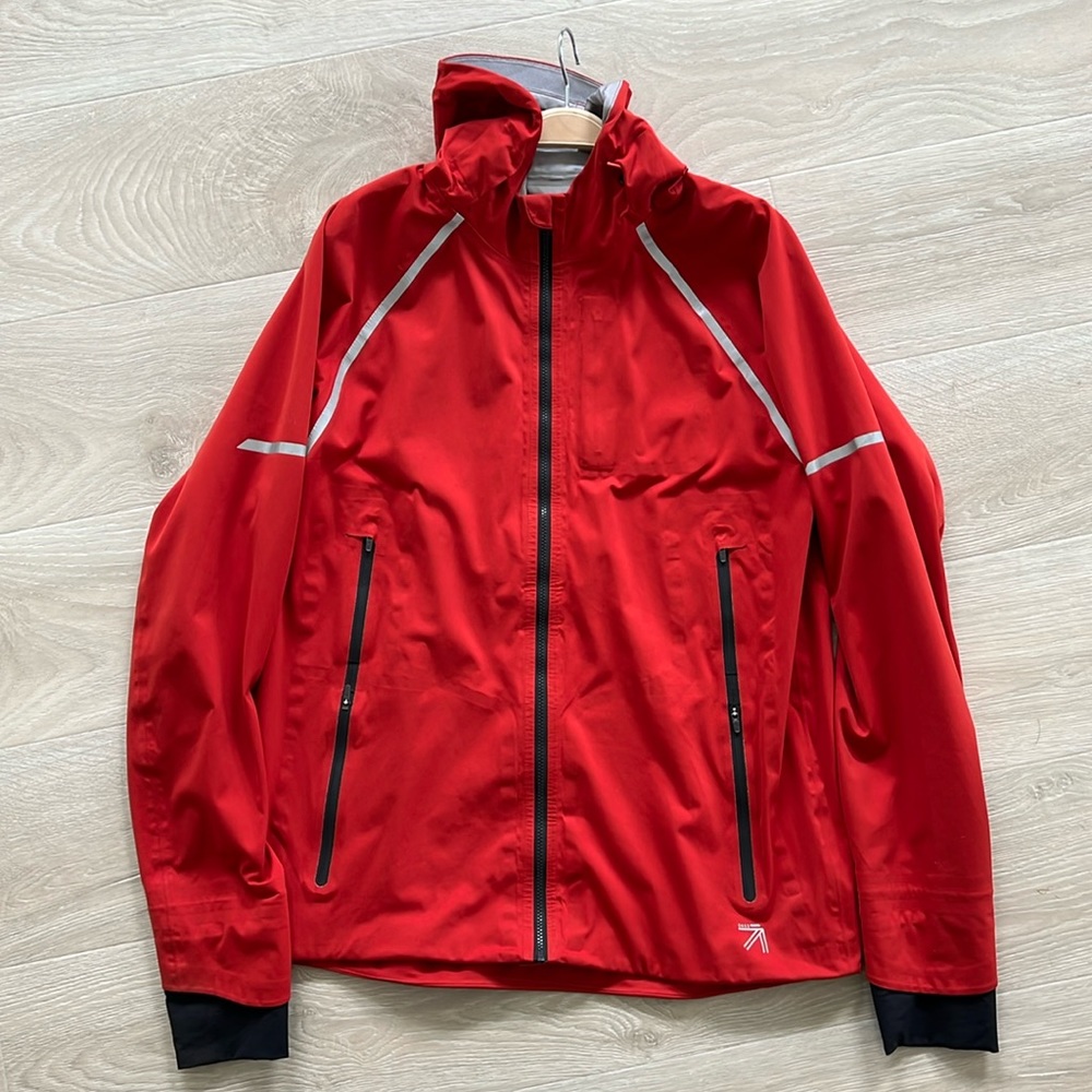 New Balance Red Performance Hooded Jacket